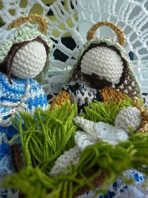 Novogodisnji Andjeli Heklanje Seme Christmas Decoration 51 